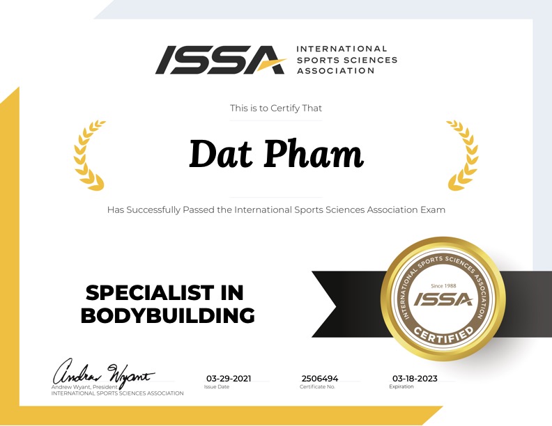 ISSA Bodybuilding Specialist